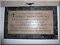 St Mary the Virgin, Mortlake: memorial (j)