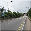ST5393 : A48 towards Chepstow town centre by Jaggery