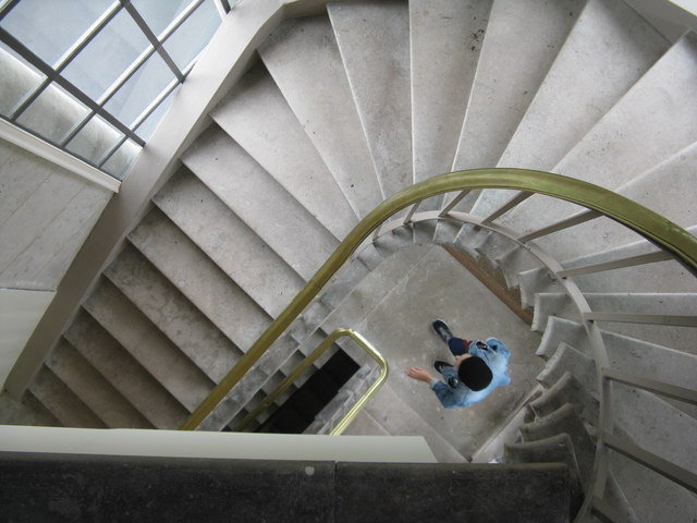 Spiral staircase in the Ashton Memorial