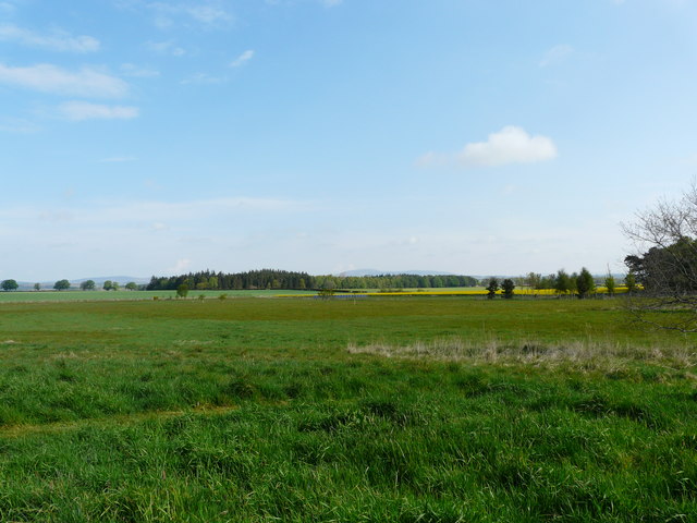 View over fields at Harryhill