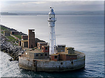 SY7076 : Portland Breakwater Lighthouse by David Dixon