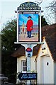 New Flying Horse (4) - sign in Chelsea Pensioners Garden, Upper Bridge Street, Wye, Kent