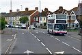 SY6676 : First Wessex Double Decker at Wyke Regis by David Dixon
