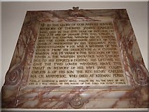 TQ1875 : Holy Trinity, Richmond: memorial (ix) by Basher Eyre
