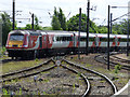 Virgin train at Darlington railway station