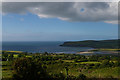 View down to Newport Sands from track above the village