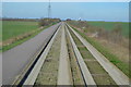 TL3968 : Guided busway & National Cycle Route 51 by N Chadwick