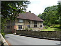 Half-timbered house in Loose