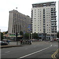 Multistorey buildings in Cardiff city centre