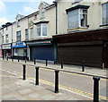 SO1409 : Two shuttered shops in Tredegar town centre    by Jaggery