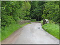 Bridge carrying road over Muckle Burn near Lethen