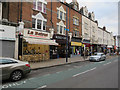 Shops and cafe on Fife Road