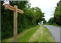 Peddars Way along the B1108 Watton Road