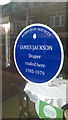 TQ3370 : Norwood Society "blue plaque", Westow Street SE19 by Christopher Hilton