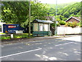 Merthyr Road bus stop and shelter, Llanfoist