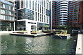 View of Floating Pocket Park from the Paddington Basin