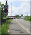 End of Clearway on the approach to Tredegar town centre