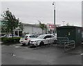 Western Power Distribution electricity substation in Avenue Retail Park, Cardiff