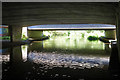 Under the M4 River Colne bridges