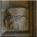 SP1114 : Northleach, St. Peter and St. Pauls' Church: Corbel bracket in the south porch by Michael Garlick
