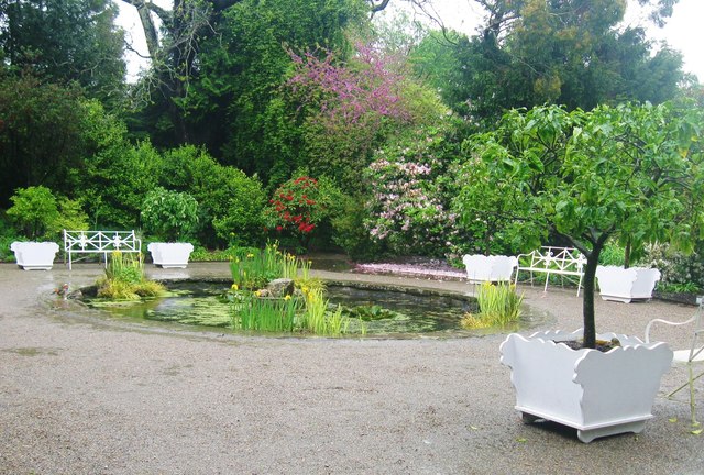 Ornamental garden at Saltram House