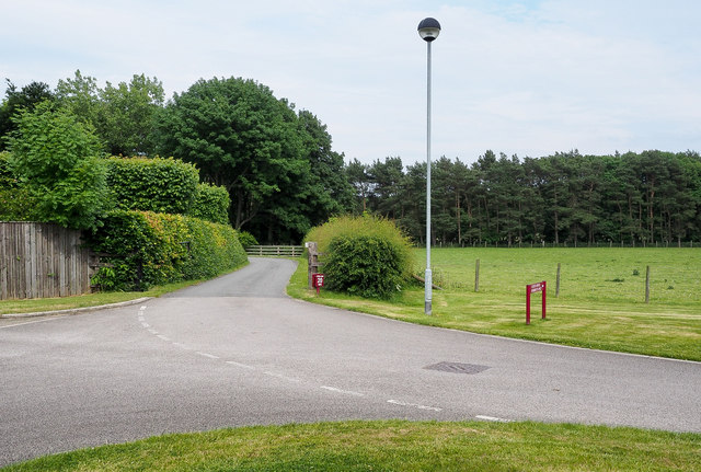 Road junction on Lambton estate