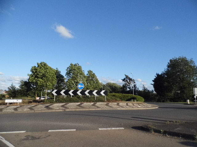 Roundabout on the A6, Sharnbrook