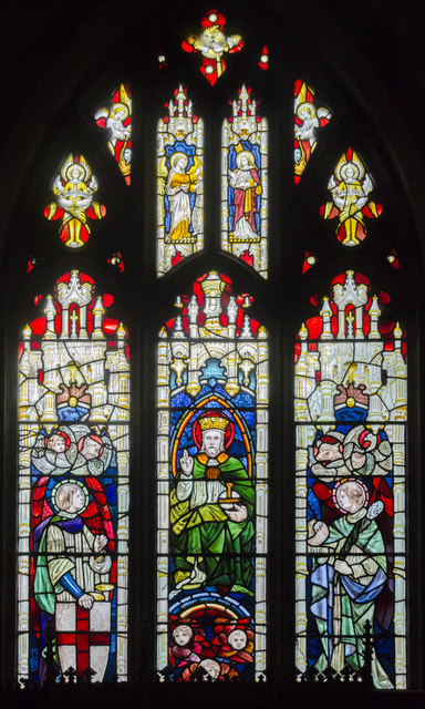 East window, St Michael and All Angels church, Mavis Enderby