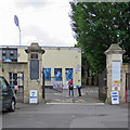 ST5975 : Bristol: the Grace Gates at the County Ground by John Sutton