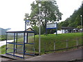 Bus stop at the Riverbank Surgery