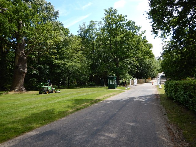 Entrance to Crown Estate Private Road