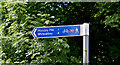 National Cycle Network sign, Corr