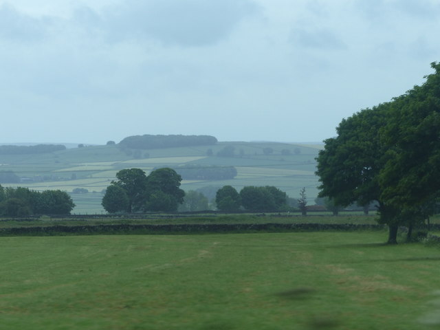 View north west from A515