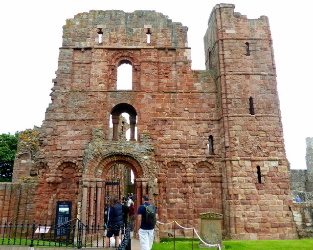 Entrance to Lindisfarne Priory