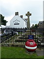 NU1241 : War Memorial, Lindisfarne by PAUL FARMER