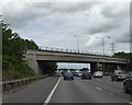 TQ0481 : B470 (Iver Lane) bridge over M25 by David Smith