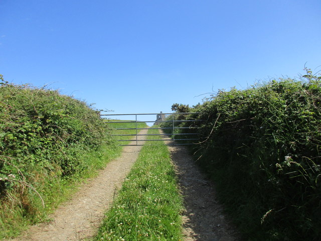 Gate on the track below the Signal Tower