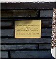 Time Capsule plaque near the Royal Mint Experience, Llantrisant