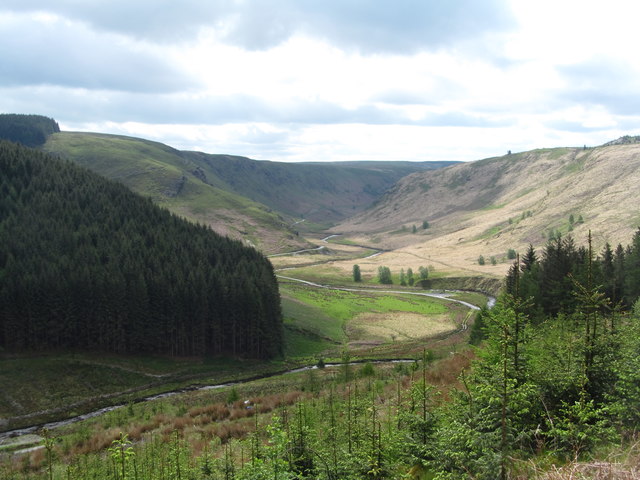 Irfon valley from the Devil's Staircase