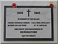 TM1453 : Hemingstone War Memorial (WW2) by Adrian S Pye