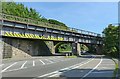 SK3451 : Railway bridges at Ambergate by Alan Murray-Rust