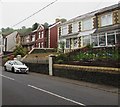 Houses above Newport Road, Hollybush