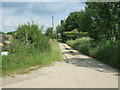 Track (bridleway) towards Mount Pleasant Farm