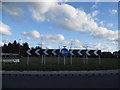 Roundabout on Bromham Road, Biddenham