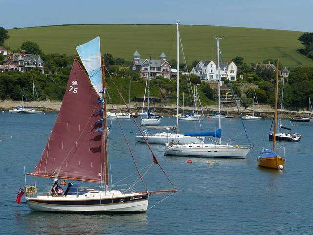 Setting sail out of Falmouth