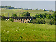 NU2212 : Alnmouth viaduct by Thomas Nugent