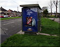 SS8277 : McVitie's advert on a Porthcawl bus shelter by Jaggery