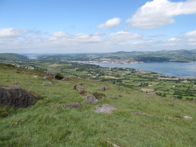 Erratics on the slopes of the... © Eric Jones :: Geograph Ireland