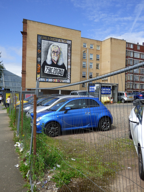 Billy Connolly mural on Osborne Street