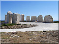 Portland Stone Circle at Tout Quarry Sculpture Park